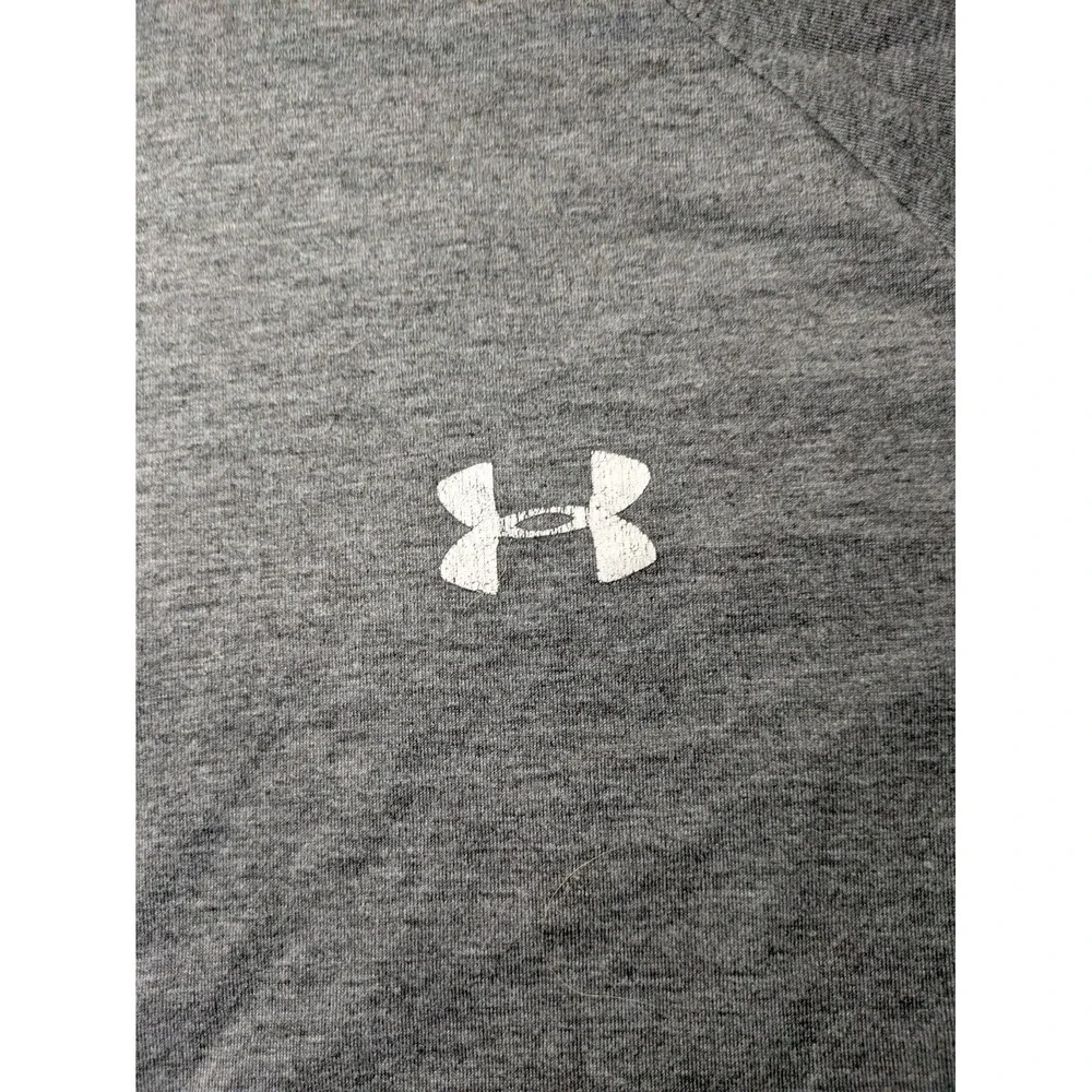 Under Armour Mens‎ Quarter Zip Jacket Gray Loose Heat Gear Size Medium